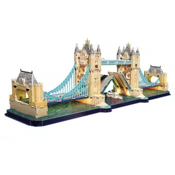 Cubic Fun 3D kirakó Tower Bridge LED-del