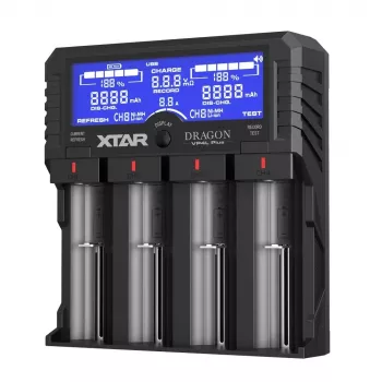 XTAR VP4L Plus Li-ion/Ni-MH/Ni-Cd 18650 akkumulátortöltő