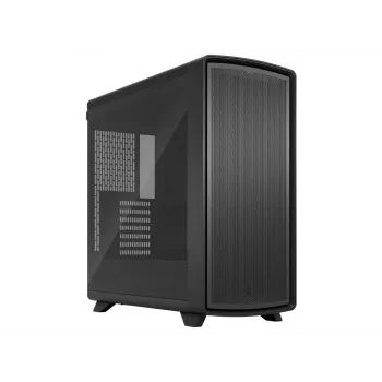 Fractal Design Summit Blackout TG Light Tint mid-tower PC ház - antracit-fekete valódi diófa előlappal, füstözött tempered glass oldallap, 2x Aspect 14 PWM ventilátor