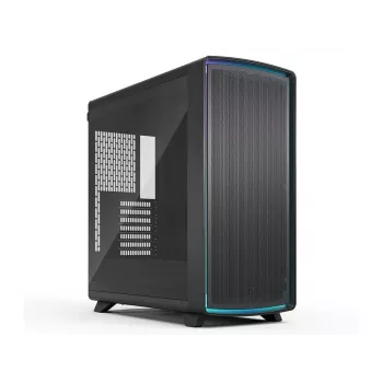 Fractal Design Summit Ambience Blackout TG Light Tint mid tower PC ház (fekete/diófa)