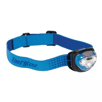 Energizer 326243 LED fejlámpa, 200 lumen, IPX4 fröccsenésálló, 3 AAA elem mellékelve, fekete