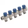 Caleffi 5R Series termosztatikus keverőszelep 3/4 inch NPT bemenet x 1/2 inch NPT kimenet, ólommentes sárgaréz, ASSE 1017