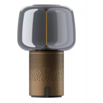 KOODUU Serena Play hordozható LED lámpa Bluetooth hangszóróval barna