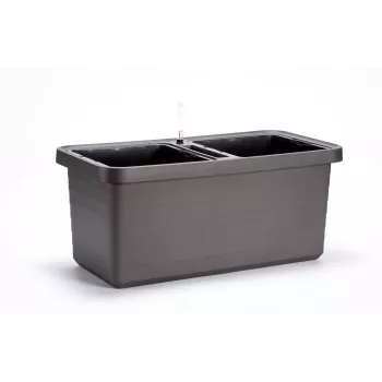 URBALIVE BERBERIS DUO öntöző növényláda 78 x 39 cm szürke