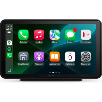 SENCOR SCT M760 BWT 7 inch 2DIN CarPlay Android Auto Bluetooth autórádió tolatókamera-bemenettel