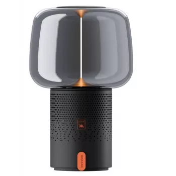 KOODUU Serena Play hordozható LED-lámpa Bluetooth-hangszóróval szürke