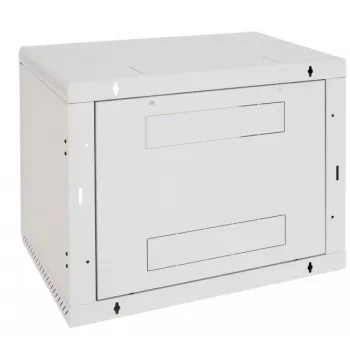 Triton RBA-09-AS4-CAX-A1 19 inch fali szekrény 9U, 600x395mm, egyrészes, szürke