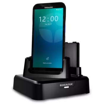 Datalogic egyslotos dock töltő-/adóállomás Ethernet+USB C csatlakozóval, tartalék akkumulátorral - szükséges