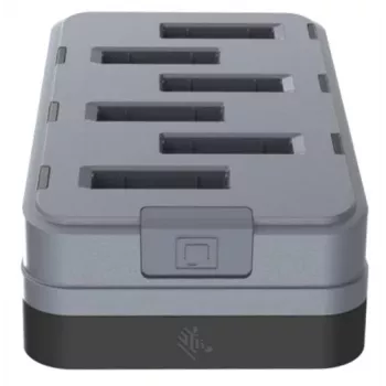 Zebra WS301 6 foglalatos tartalékakkumulátor-töltő 6 akkumulátor töltéséhez. Ország - USB Type-C