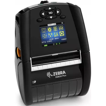 Zebra DT nyomtató ZQ620 Plus 3 inch/72mm Healthcare angol betűkészletek Wi-Fi 6 Dual Radio (802.11AX/BT5.x) linered platen 0,75 inch mag csoport E övcsipesz