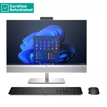 RENEW SILVER HP Elite 870 G9 AIO All-in-One 27 - i9-14900, 64GB, 2TB SSD, 27 QHD Non-Touch AG, magasságállítható, USB-egér, Win 11 Pro, 1 év