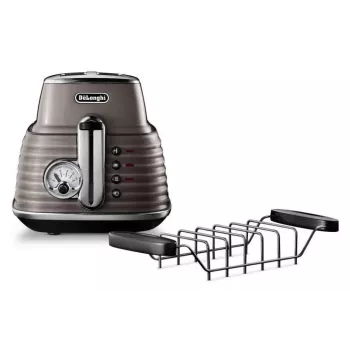 De'Longhi Scultura CTZ2103BG 2 szeletes kenyérpirító, 900 W, pezsgőarany