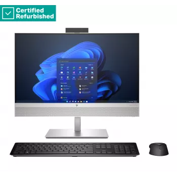 RENEW SILVER HP Elite 840 G9 AIO All-in-One 24 - i7-14700, 16GB, 512GB SSD, 23,8 FHD Non-Touch AG, FPR, magasságállítható, USB-egér, Win 11 Pro, 1 év