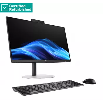 RENEW SILBER HP ProStudio 4 AIO All-in-One 24 - Ultra 5-235, 32GB, 512GB SSD, 23,8 FHD Touch AG, magasságállítható, USB-egér, Win 11 Pro, 1 év