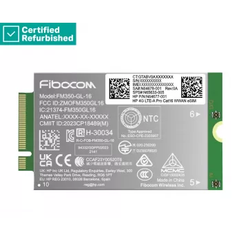RENEW GOLD HP 4G LTE modem m.2 WWAN Cat 16 L860-GL-16 mobil szélessávú mobil (kompatibilis WWAN-képes EliteBook 630 640 645 660 830 840 860 1040 G11, x360 G11, ProBook 440 460 465 G11, ZBook Firefly Fury Power 14 16 G11 G11A készülékekkel)