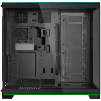 Lian Li O11D EVO RGB PC ház csomag + HydroShift II LCD-S 360TL AiO + 6x UNI FAN SL-INF 120 Reverse Blade ventilátor + UNI HUB SL-INF - fekete
