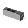 SCHNEIDER ELECTRIC UNICA SYSTEM+ MOD.UNIT 2XSCHUKO+USBA/C ANTHR/GREY