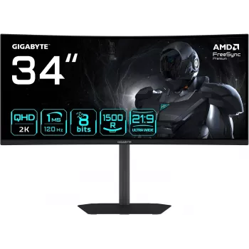 Gigabyte GS34WQCA monitor (felújított)