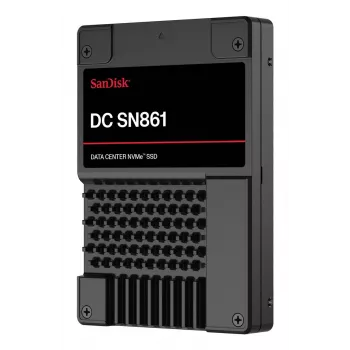 SSD|SANDISK|DC SN861|1920 GB|PCI Express 5.0|NVMe igen|Írási sebesség 3600 MB/s|Olvasási sebesség 13700 MB/s|U.2|MTBF 2500000 h|WUS6BA119PSP9X30TS2525