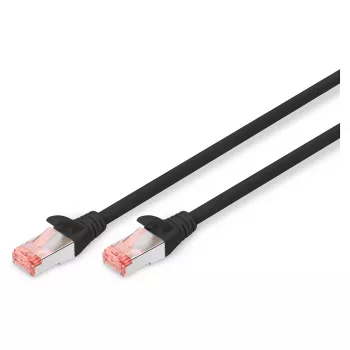 Digitus CAT 6 S/FTP patchkábel RJ-45 Cat6 3 m fekete