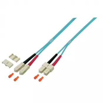 EFB Elektronik O0318.2 duplex optikai patchkábel, SC-SC, OM4 50/125 µm, LSZH, 2 m, lila