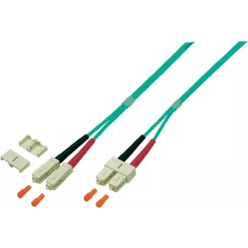 EFB Elektronik O0318.2 duplex optikai patchkábel, SC-SC, OM4 50/125 µm, LSZH, 2 m, lila