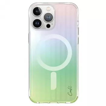 UNIQ Coehl Linear tok iPhone 15 Pro 6,1 inch mágneses töltéssel, Opal/Iridescent
