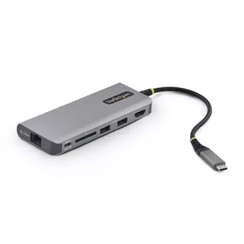 StarTech.com USB-C többportos hub 2x DisplayPort, HDMI, 100W PD, 140W összteljesítmény