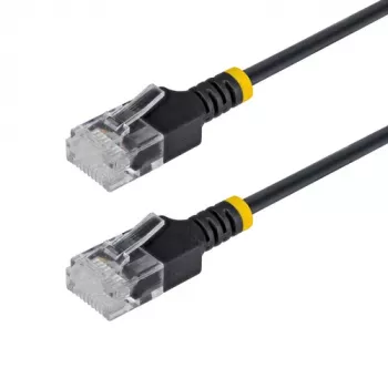 StarTech.com 15 cm Ultra Slim Cat6a UTP patchkábel - RJ-45 dugó - RJ-45 dugó - fekete
