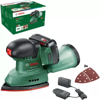 Bosch EasySander 18V-8 akkumulátoros multifunkciós csiszoló szett 2,0Ah POWER FOR ALL