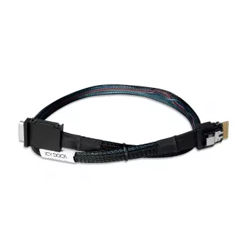ICY DOCK MB402L-B kábel SlimSAS 4i (SFF-8654) - OCuLink 4i (SFF-8611), PCIe 4.0, 0,5 m
