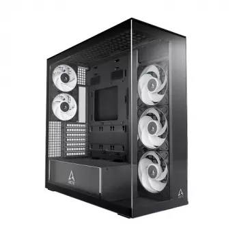 ARCTIC Xtender fekete átlátszó üveg mid-tower ATX ház