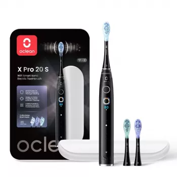 OCLEAN X Pro 20 S elektromos fogkefe, fekete
