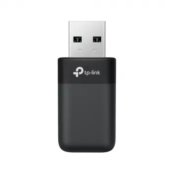 TP-LINK Archer TX23U AX1800 Mini Wi-Fi 6 vezeték nélküli USB adapter, két sávos, USB 3.0, MU-MIMO, OFDMA, WPA3, fekete