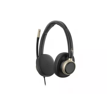 HP Poly Mission 825 vezetékes sztereó USB fejhallgató ANC-vel - fekete