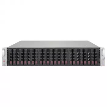 Supermicro SC216 BE1C-R609JBOD 2U 24x2,5 inch hot-swap SAS3 JBOD ház 2x600W redundáns tápegységgel