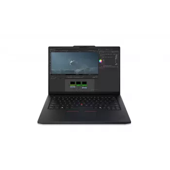 Lenovo ThinkPad P14s Gen 7 14,5 inch WUXGA laptop, Intel Core Ultra 7 356H, 32GB RAM, 1TB SSD, NVIDIA RTX PRO 500 Blackwell 6GB, Windows 11 Pro, angol háttérvilágítású billentyűzet, ujjlenyomat-olvasó, 3 év garancia