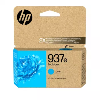 HP 937e EvoMore cián eredeti nyomtatópatron