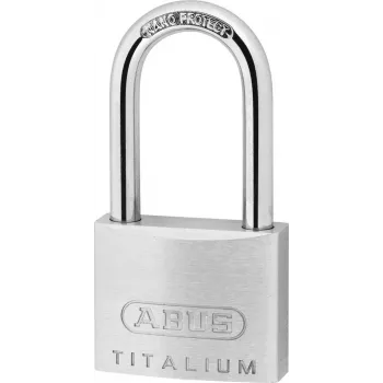 ABUS 64TI/40HB40 KD Titalium lakat, egyszerre nyitható, magas kengyel, 5. biztonsági szint