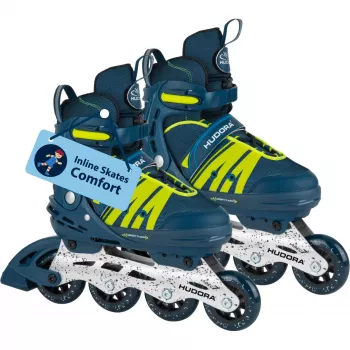 HUDORA Comfort inline korcsolya 29-34 méret (kék/sárga)
