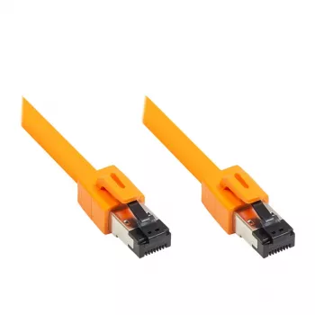 GoodConnections RNS® Cat.8.1 S/FTP LSZH patchkábel, 2000MHz, 40Gbit/s, narancssárga, 1,5m