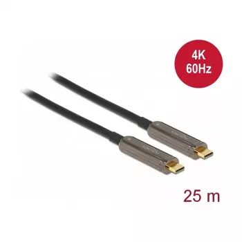 Delock Active Optical USB-C videokábel 4K 60 Hz 25 m