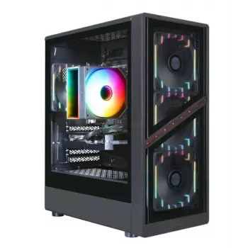 HYRICAN AERIS 8123 gamer PC AMD Ryzen 7 5700X, 16GB RAM, 1TB M.2 SSD, AMD Radeon RX 9070 (16GB GDDR6), Windows 11 Home
