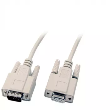 EFB Elektronik soros hosszabbító kábel DB-9 (M) - DB-9 (W) 10m bézs