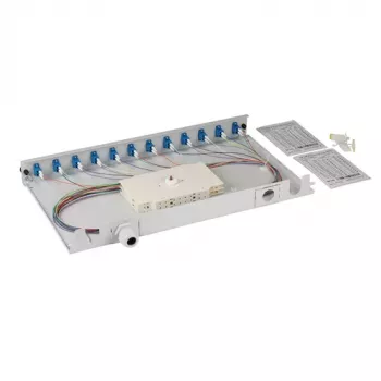 EFB Elektronik hegesztődoboz LC 9/125 OS2 kihúzható 48 pigtail offset/24 adapter