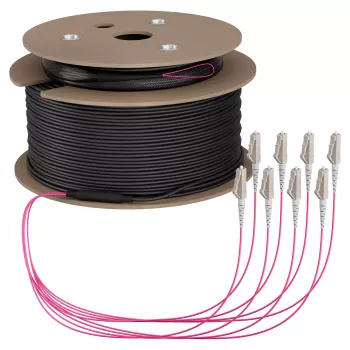 EFB trunk kábel U-DQ ZN BH OM4 8G 1x8 LC-LC 60m Dca LSZH