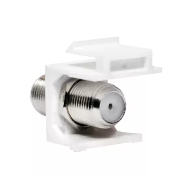 LogiLink Keystone in-line csatlakozó F aljzat-F aljzat 75 ohm fehér