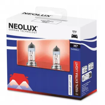 Neolux H7 Extra Light 2-es csomag halogén izzó 12V 55W