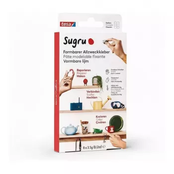 TESA Sugru formázható univerzális ragasztó 8 darabos csomag fehér