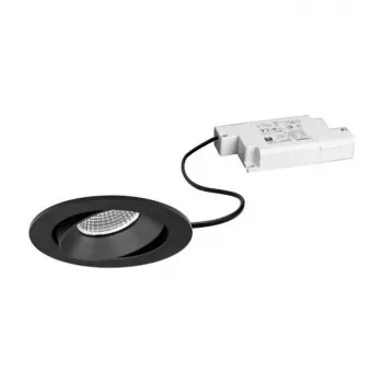Brumberg 39379183 EB-Strahler-Set BB35 Round Black 830 Phase 7W 230V forgatható süllyesztett LED spotlámpa